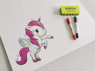 Unicorn Magnetic Whiteboard For Children 328
