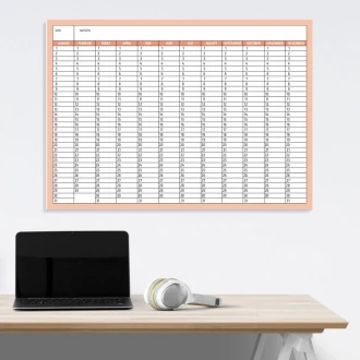 Dry-Erase Board Year Calendar 281