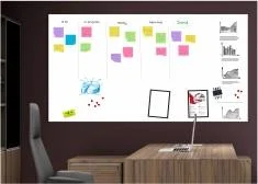 Magnetic custom size whiteboards