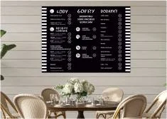 Custom printed chalkboards