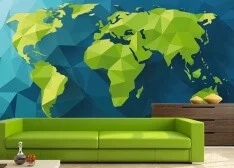 World map for the wall