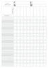 Competence Matrix 15 Employees Magnetic Whiteboard Dry-Erase Lean 122