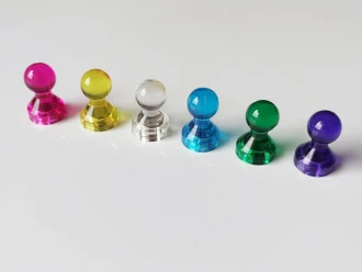 6 Pieces Of Neodymium Pushpin Magnets