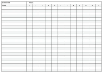 Magnetic Whiteboard Gantt Diagram 075 Division By Month