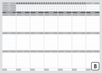 Magnetic Chart Chart For Fitness Dry-Weather 258