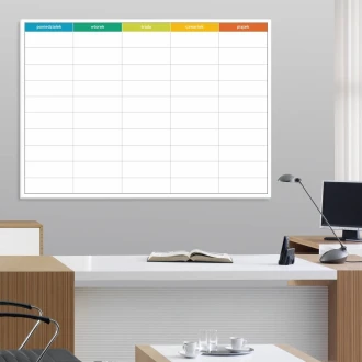 Dry Erase Magnetic Whiteboard Weekly Planner 060