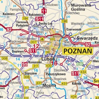 Magnetic Overlay Administrative Map of Poland