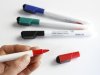 Dry-erase marker with eraser different colours