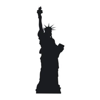Sticker 03X 05 Statue Of Liberty 1897