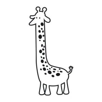Sticker 03X 12 Giraffe 1917