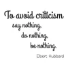 03X 20 Quotation: To Avoid Criticism 1748 Sticker