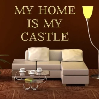03X 21 My Home Is My Castle 1727 Sticker