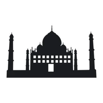 Sticker 03X 21 Taj Mahal 1899