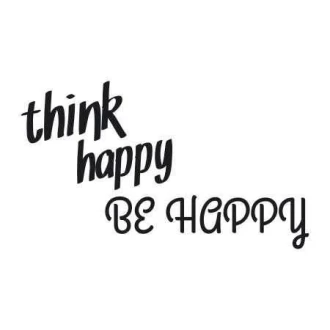 03X 21 Think Happy Be Happy 1744 Sticker