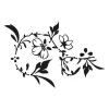 03X 23 Floral Ornament 1772 Sticker