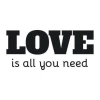 03X 24 Love Is All You Need 1723 Sticker