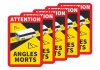 Warning Sticker Angles Morts