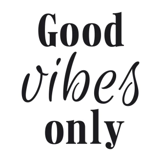 Good Vibes Only 2510 Sticker