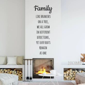 Family Like Branches On A Tree 2436 Sticker