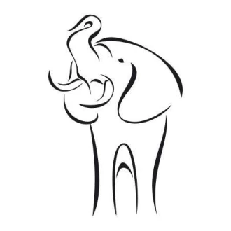 Decorative Sticker Elephant 2013
