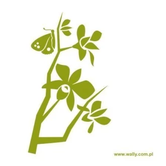 Branch Of The Butterfly 1240 Sticker
