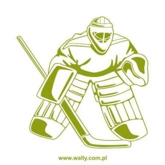 Ice Hockey Player Goaltender 1155 Sticker