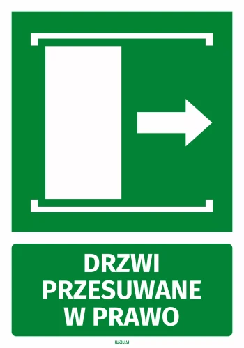 Sticker: Sliding Door to the Left