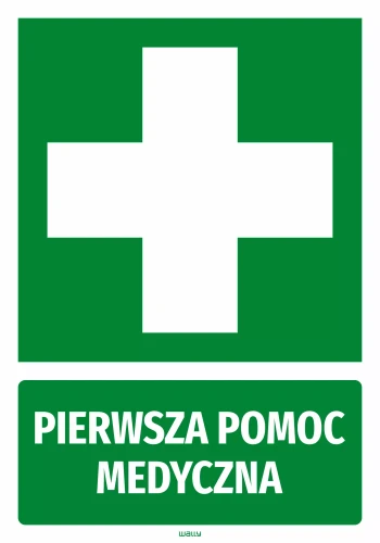 Information Sticker: First aid