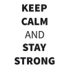 Sticker Keep Calm And Stay Strong 1945