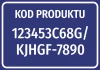 Information Sticker Product Code With Number, Code