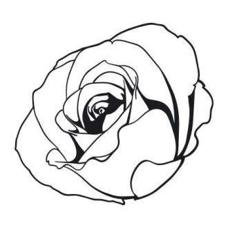 Rose Flower Sticker 2079