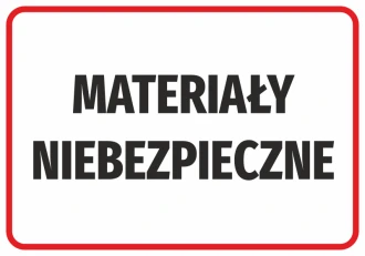 Information Sticker Dangerous Materials