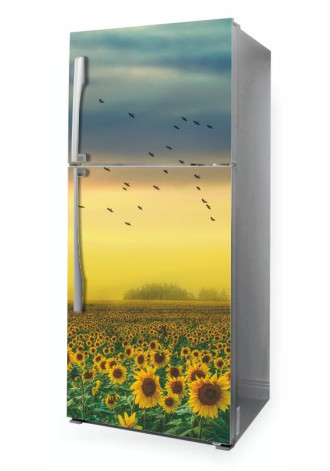 Wallpaper For Fridge Sunflowers P1078