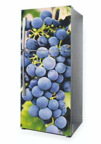 Wallpaper for fridge grapes P1006
