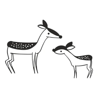 Sticker For Children Deer 2548
