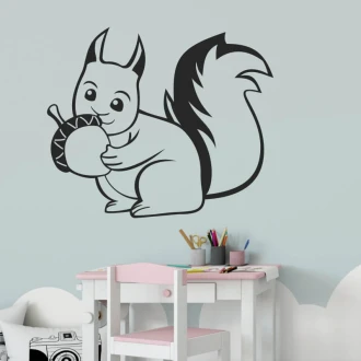 Wall Sticker For Children Squirrel 2412