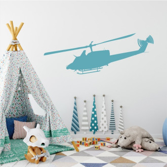 Wall sticker combat helicopter 2303