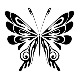 Wall Sticker For Butterfly 2348