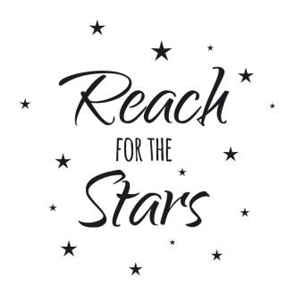 Reach For The Stars 2505 Sticker