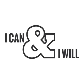 I Can And I Will 2426 Sticker