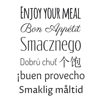 Enjoy Your Meal 2517 - Sticker