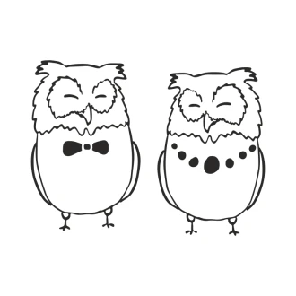 Owls 2549 Sticker