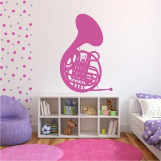 Wall Sticker For French Horn 2262
