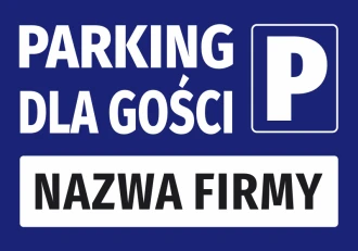 Guest Parking Lot Sticker With Name Field