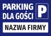 Guest Parking Lot Sticker With Name Field