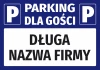 Guest Parking Lot Sticker With Name Field