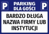 Guest Parking Lot Sticker With Name Field