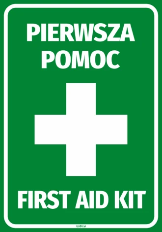 Information Sticker First Aid Kit