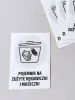 Information Sticker Container For Used Gloves And Masks