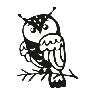 Owl 2521 Sticker